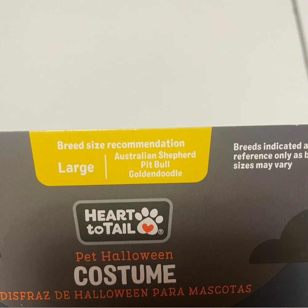 Heart to Tail Dog Paddleball Player Halloween Costume - Navy and White Large